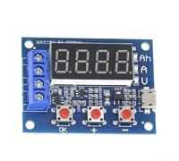 Dolvitrny ZB2L3 Battery Capacity Tester | External Load Type Electronic Discharge Meter for USB Powered Battery Performance Testing | Portable 50mm x 37mm