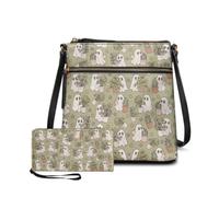 Dolyues 2 Piece Womens Ghost Wallet and Purse Set