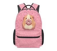 Dolyues 3rd Grade Cute Backpack for 9 Year Old Girls Guinea Pig Elementary School Bookbag for Kids with Multi Pockets Large Capacity Travel Backpacks