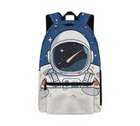 Dolyues Astronaut Backpack for Elementary Boys Lightweight Bookbag Age 8-10 Ergonomic Boy Third Grade Back to School Bags for Kids Cool Hiking Rucksack