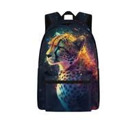 Dolyues Back to School Backpack for Elementary Kids Cool Boys 5th Grade Cheetah Galaxy Bookbag Ergonomic Backpacks Age 8-10 Lightweight Outdoor Daypack