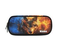 Dolyues Basics Pencil Box 1 Pack Pencil Bag Name Customized Pencil Case for Children's Learning Supplies for Shcool Travel and Workout