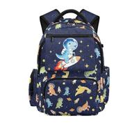 Dolyues Boys Dinosaur Astronaut Backpack Ages 8-10 Bookbag Elementary School Bags Ergonomic Third Grade Backpacks for Kids Hiking Camping Comfortable Carry