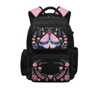 Dolyues Butterfly Backpack for 9 Year Old Girls Cute Elementary School Bookbag for 3rd Grade Kids Lightweight Travel Daypack with Padded Shoulder Straps