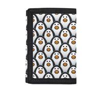 Dolyues Cute Penguin Wallets for Kids Tri-Fold Coin Boys Wallet, Gift Purse Money Bag for Women Modern Slim Folding Purse