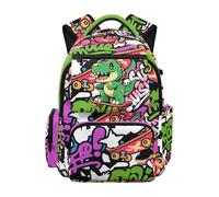 Dolyues Dinosaur Bookbag for Elementary Boys Cool Backpack Ages 10-12 Lightweight 4th Grade Back to School Backpacks for Boy Travel Outdoor Everyday Carry