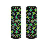 Dolyues Frog Car Seat Belt Pads Comfortable Soft Car Seatbelt Cover for Kids, Green, Car Seatbelt Pillow Luggage Shoulder Pad for Boy Girl