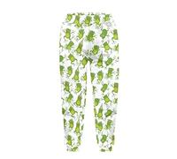 Dolyues Frog Sweatpants for Kids High Waisted Active Pants Comfy Loose Joggers Girls Boys Long Trousers with Pocket for Age 4-15, Green, Animal