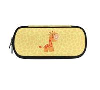 Dolyues Giraffe Pencil Case Cute Pencil Pouch Pen Case Large Pen Bag with Pens Sloths and Zipper Compartment Suit for Boys Girls Back to School Gifts Yellow