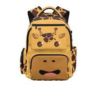 Dolyues Girl Backpack Ages 8-10 Giraffe Kawaii Back to School Elementary Book Bags for 2nd Grade Kids Lightweight Travel Backpacks with Multi Pockets
