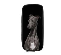 Dolyues Italian Greyhound Dog Pencil Case Large Capacity Pencil Pouch Bag Storage School Supplies for Primary School Student Boys Girls