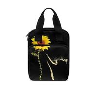 Dolyues Sunflower Cat Bible Covers for Women Men Carrying Book Case Church Bag Bible Protective Bag Portable Bible Tote Bag for Scripture Study Bible Protector, Black