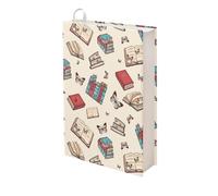 Dolyues Vintage Butterfly Book Cover Stretch Fabric Book Sleeve for Paperback and Hardcover Books, Stretchable Book Covers School Book Protector for Kids Book Lovers Gifts