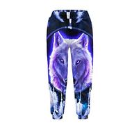 Dolyues Wolf Dream Catcher Sweatpants for Girl Boy Casual Trousers Bottom Comfy Soft Activewear Drawstring Tracksuit Pants with Pocket