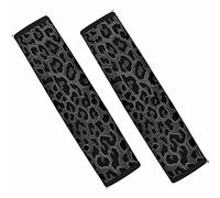 Dolyues Womens Style Auto Seat Belt Covers Pad Soft Shoulder Strap Pads Cushion for Women Handbag/Shoulder Bag Black Leopard Print Car Accessories Seatbelt Cover for Cars/SUVs