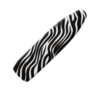 Dolyues Zebra Stripes Pattern Ironing Board Cover, Universal Ironing Board Cover Pad, Black White Ironing Pad for Table Ironing Board Protector