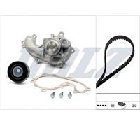 DOLZ KD123 Water Pump & Timing Belt Kit for FORD