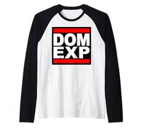 DOM EXP Dominican Republic Expat Digital Nomad Souvenir Raglan Baseball Tee