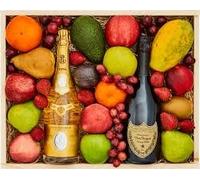 Dom Perignon & Cristal Champagne Luxury Fresh Fruit Hamper