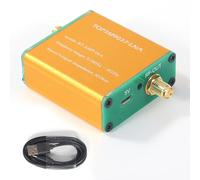 Domary 100k 6GHz RF AMP Full Band Radio Signal Amplifier High Linearity Low Noise Gain Preamplifier for Enhanced Signal Reception in Wireless Communication Orange Green 45mm (with battery)