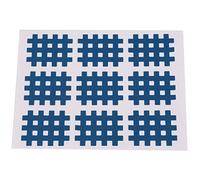 Domary 10PCS/Bag Elastic Spiral Cross Kinesiology Tape Physical Therapy Cross Tapes 74x98mm, Comfortable, Strong Adhesion and Low Sensitivity for Regulating (1 piece 9 posts)