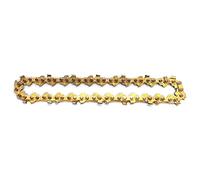 Domary 133mm Mini Portable Chainsaw Chain 65#Mn High Performance Replacement Chain for Wood Cutting Electric Saw Accessory Gold Color 1PCS 3PCS 5PCS 10PCS Options