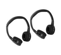 Domary 2 Channel Wireless Infrared Headphone with Ergonomic Design for Cars, Lightweight and Foldable, Clear Stereo Audio Sound Quality