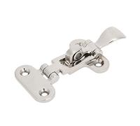 Domary 2pcs Stainless Steel Marine Boat Latch Durable Anti-Rust Hinge for Boat Locking Cabinet 112x50mm
