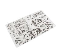 Domary 3D Mountain Bike Protective Stickers Set Impact Resistance Bicycle Decorative Sticker PVC Non Yellowing Material Semi Soft Semi Hard for Mountain Bikes Road Bikes Off (Wolf head frame model)