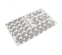 Domary 3D Mountain Bike Protective Stickers Set Impact Resistance Bicycle Decorative Sticker PVC Non Yellowing Material Semi Soft Semi Hard for Mountain Bikes Road Bikes Off (Plaid frame model)