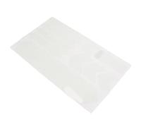 Domary 3D Mountain Bike Protective Stickers Set Impact Resistance Bicycle Decorative Sticker PVC Non Yellowing Material Semi Soft Semi Hard for Mountain Bikes Road Bikes Off (Transparent frame model)