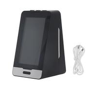 Domary Air Quality Monitor PM2.5 Detector Particle Counter CO2 Meter 4.3 Inch LCD PM1.0 PM10 HCHO TVOC Temperature Humidity Portable with USB Rechargeable Battery for Indoor Outdoor Car