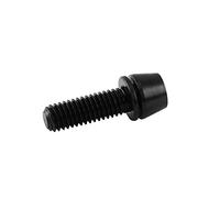 Domary Alloy Tapered Head Bolt Screw With Washer High Strength Lightweight Erosion Proof Durable For Mountain Bicycle M6 X 16mm M6 X 20mm Colorful Black Silver (M6X16)