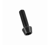 Domary Alloy Tapered Head Bolt Screw With Washer High Strength Lightweight Erosion Proof Durable For Mountain Bicycle M6 X 16mm M6 X 20mm Colorful Black Silver (M6X20)
