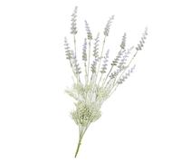 Domary Artificial Lavender Branches Faux Lavender Stems Plastic Pastoral