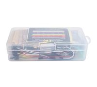 Domary Basic Starter Kit Electronic Component Development Board Module Kit for MCU Learning DC3.3-5V Control Board Test Synthetic Cardboard