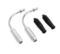 Domary Bicycle Brake Noodle Cable Pipe Bendable Friction Reduction Rustproof Bicycle Cycling Brake Pipe for Mountain Bikes Road Bikes BMX (Silver)