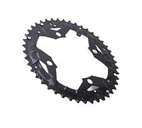 Domary Bicycle Chainring 104BCD Crank Hollow Chainwheel Tooth Repair Parts High Strength Chrome Molybdenum Steel for Mountain Road Bikes Universal Four Jaw Variable Speed Crankse (44T (large market))