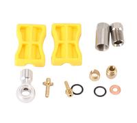 Domary Bike Brake Hose Connector Reusable Olive Connecting Insert Hydraulic Connector Set for Mountain Bicycle Premium Aluminum Alloy High Strength Durable CNC Machined for GudeU