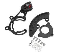 Domary Bike Chain Guide Protective CG12 Aluminum Alloy Direct Mount Single Disc Mountain Bike Chain Catcher Safe Black Lightweight Durable for OffRoad Trail Riding Bikers