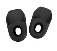 Domary Bike Crank Cover Protector Silicone Bicycle Crank Arm Sleeve Protective Case Scratch Resistant Durable for Road Bikes Cycling Enthusiasts 2PCS 6.8x4cm (Black)