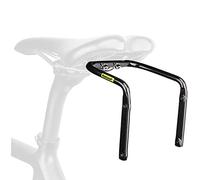 Domary Bike Saddle Bag Stabilizer Bracket Durable Aluminum Alloy AntiSway Tail Bag Mount Rear Rack with Bottle Cage Mounting Holes for Mountain Road Bikes Cycling Enthus