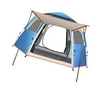 Domary Camping Tent Double Layer Family Tent Pop Up Automatic Instant Setup Hexagonal Large Space for Outdoor Camping Hiking Backpacking Beach Oxford Cloth Fiberglass Rod 3 to 8 People (5 to 8 Person)