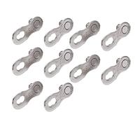 Domary CANSUCC 5 Pair Bicycle Chain Link Connector Joints Durable Bike Chain Quick Release Buckle Steel Road Bike Connector Buckle Cycling Accessories Easy Ins (12S)