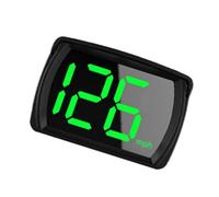 Domary Car HUD Display HeadUp Digital Speedometer GPS BeiDou Dual Mode Real Time Speed LED Large Font Clear View Day Night Driving for Car Truck SUV Motorcycle Black ABS 80x32x54 (Set 2)