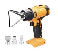 Domary Cordless Hot Air Machine Lithium Rechargeable Handheld Heating Equipment with 4 Nozzles High Power Dual Heating Coils Adjustable Temperature 300 550℃ for Car (4 Nozzles)