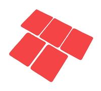 Domary Dashcam Mount Sticky Tape Dashcam Adhesive Pads Mount Double Sided Stickers 5pcs Square Heat Proof 300F Powerful Bond for Windshield Dashboard Camera (61mm*78mm)