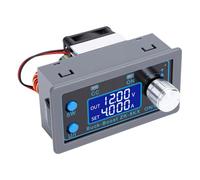 Domary DC to DC Voltage Regulator LCD Display Adjustable Converter 6.0-36V Input 0.6V-36V Output 80W 5A with Smart Cooling System and Multiple Protections for Electronics Lab Power (ZK-5KX)