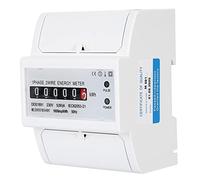 Domary DDS1891 Single Phase Energy Counter Meter High Accuracy Lightweight Electric Rail Meter for Residential Use 5(80) A