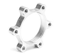 Domary Disc Brake Thread Conversion Seat Aluminum Alloy 6 Hole Threaded Flange Disc Adapter Base for Bicycle Brakes Repair and Refurbishment Durable Lightweight (48mm base)